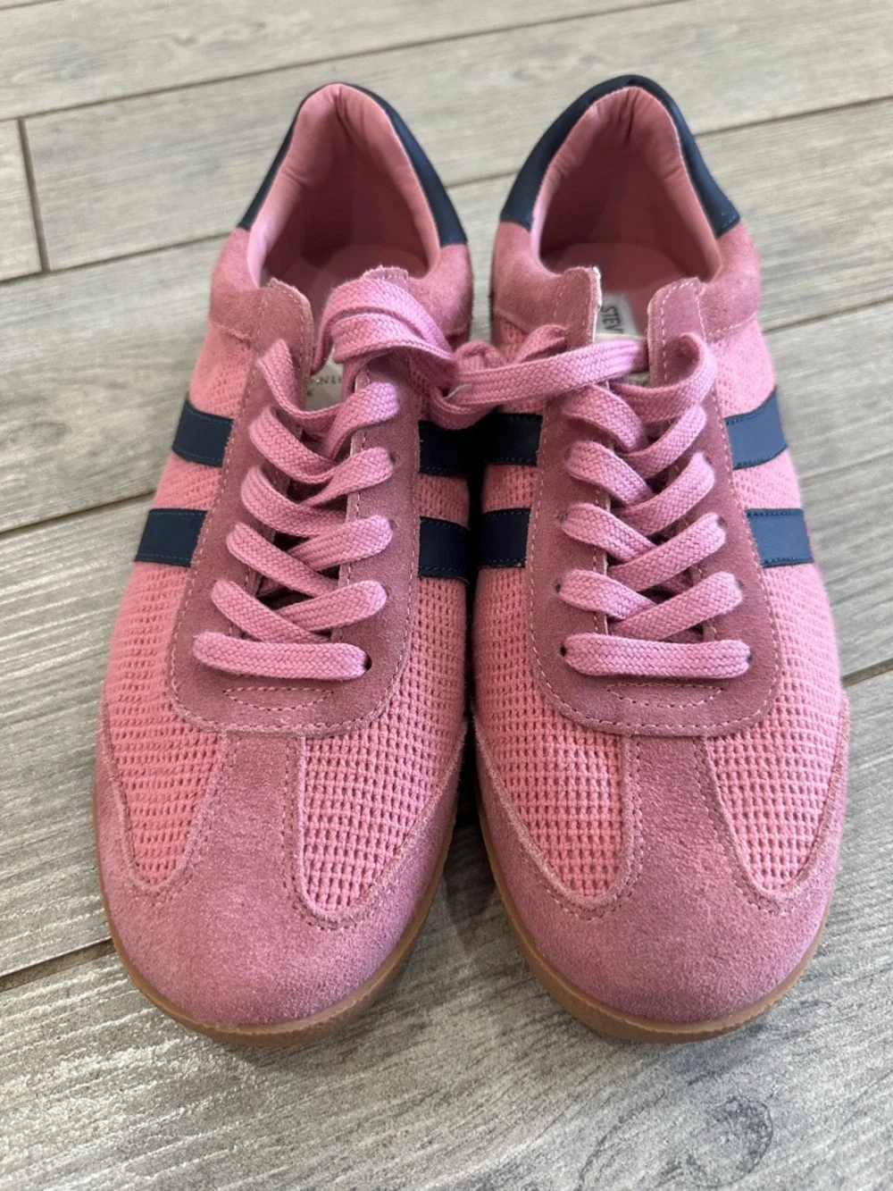 Steve Madden Pink/Navy Nirvana Sneakers New! - Picture 9 of 11